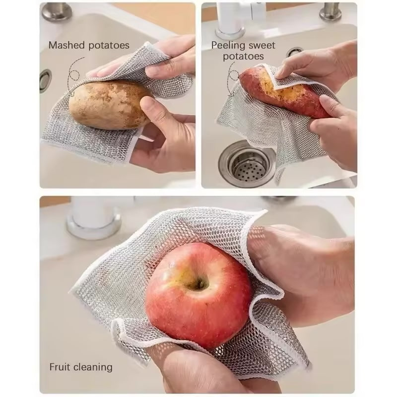 Non-scratch Wire Dishcloth