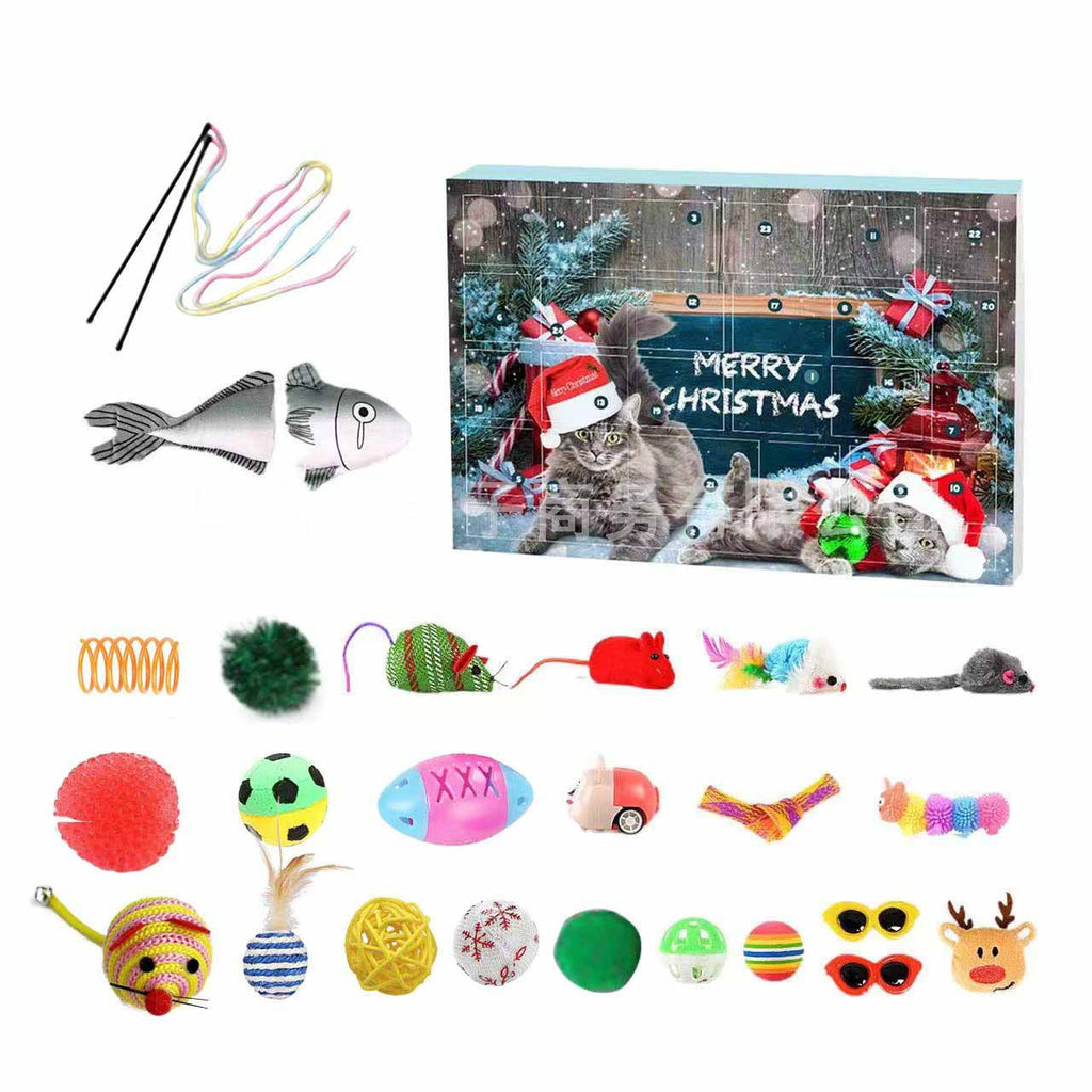 Cat Advent Calendar 2025 Christmas Countdown Cat Advent Calendar Christmas Blind Box