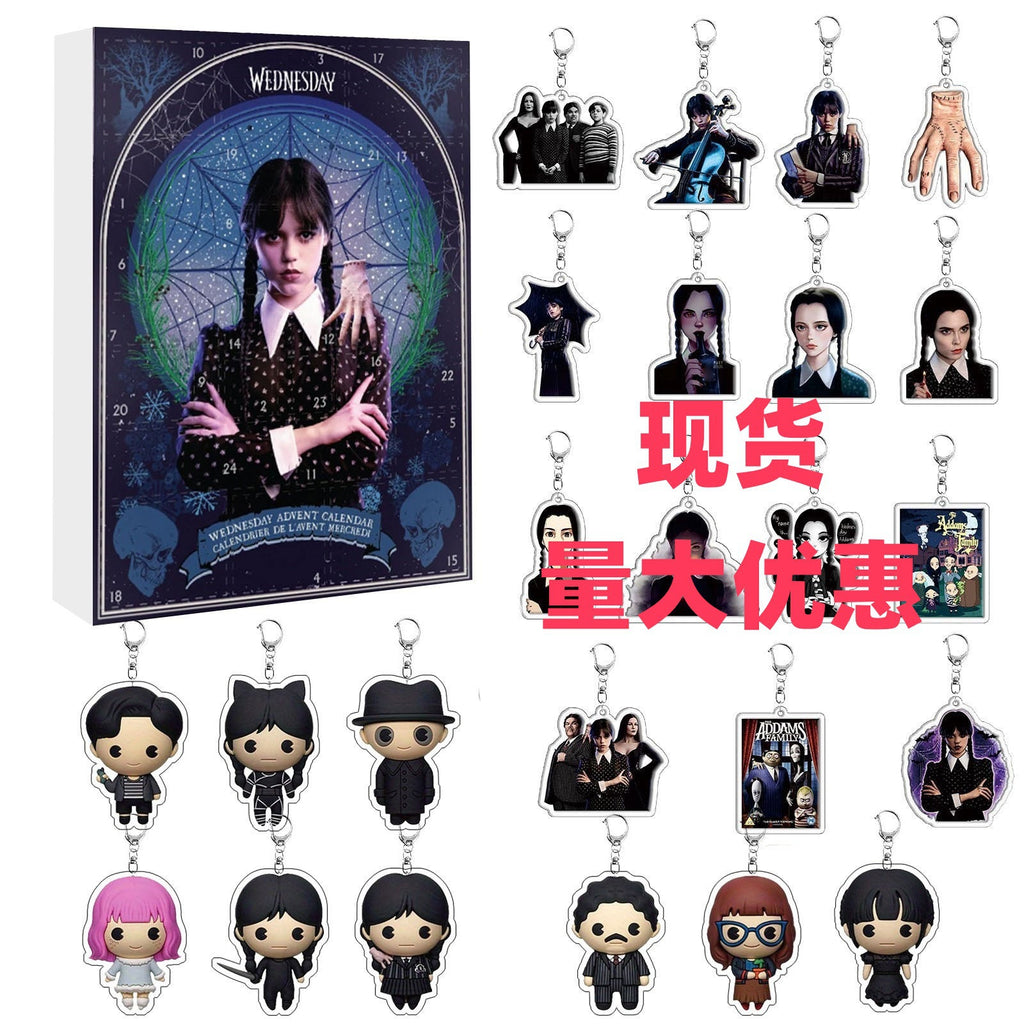 Wednesday Advent Calendar Christmas Tree Ornament 2025 Countdown Christmas Calendar Blind Box