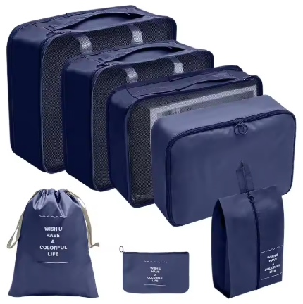 9-in-1 Travel Bag Pouches