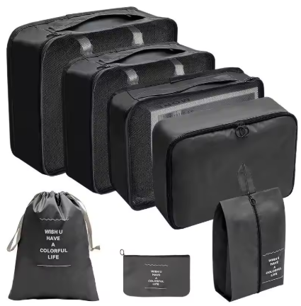 9-in-1 Travel Bag Pouches